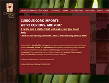 Tablet Screenshot of curiouscork.com